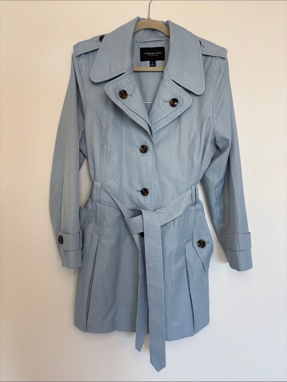 London Fog Single Breasted Trench Coat
